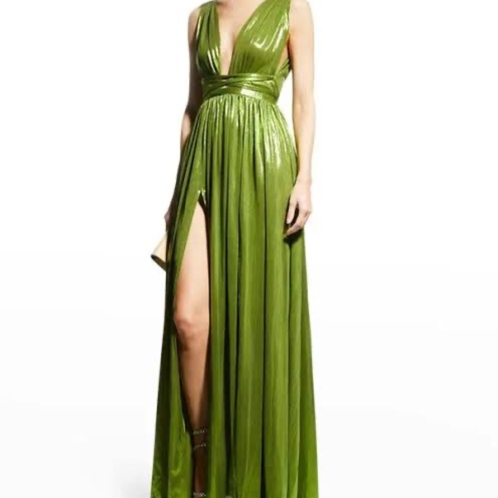 Bronx and Banco Shimmering Green Gown